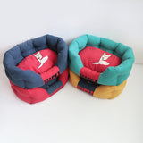 Pet Bed with pillow| Fashion Simple color-Breathable and Removable cover!